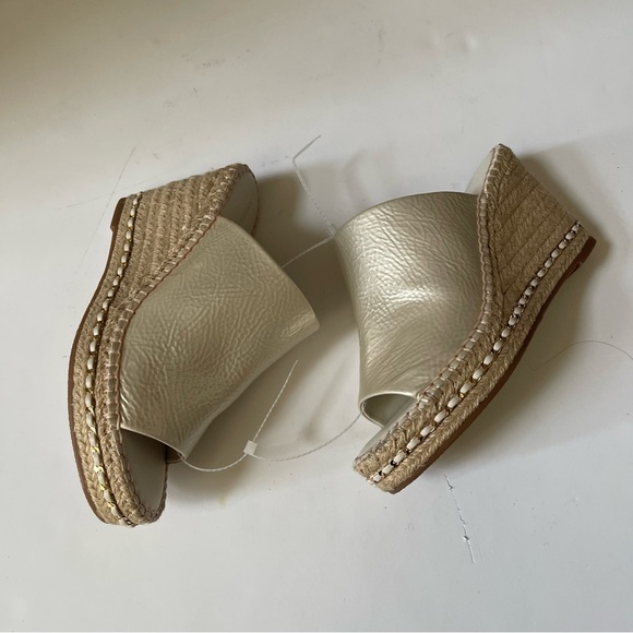 Karl Lagerfield Paris Carina Women Slip On Open Toe Wedge Sandals - Picture 9 of 11